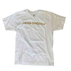 NEW original youngsters white short sleeve, T-shirt, boys, kids size large youth